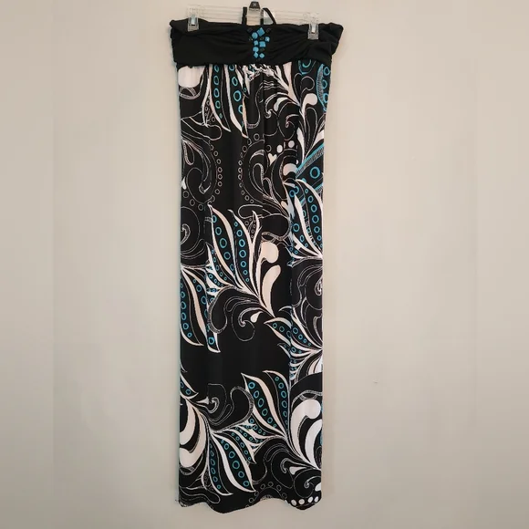 EUC Soulmates BOHO Patterned Halter Dress with Neck Tie. Size 1X. Beautiful. - Picture 1 of 5